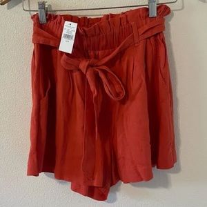 American eagle high waisted paper bag shorts